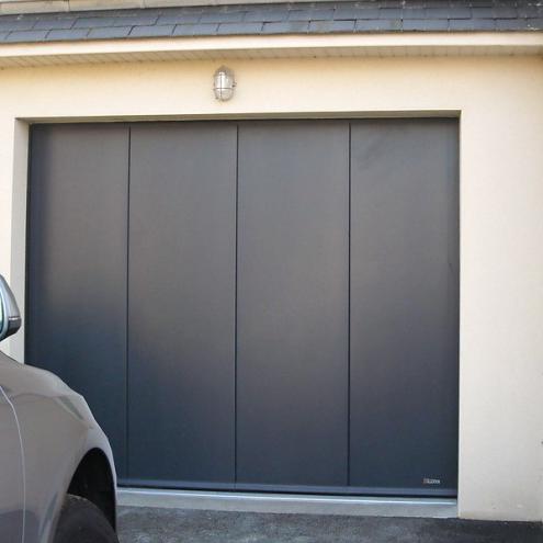 Porte sectionnelle latérale