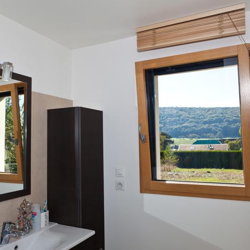 Fenêtre en bois et aluminium