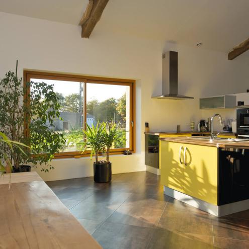 Fenêtre en bois et aluminium